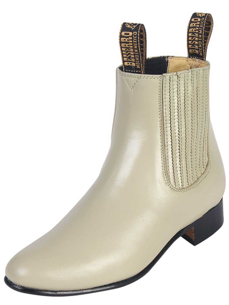 Bota Charro El Besserro - Cuero Hueso 201