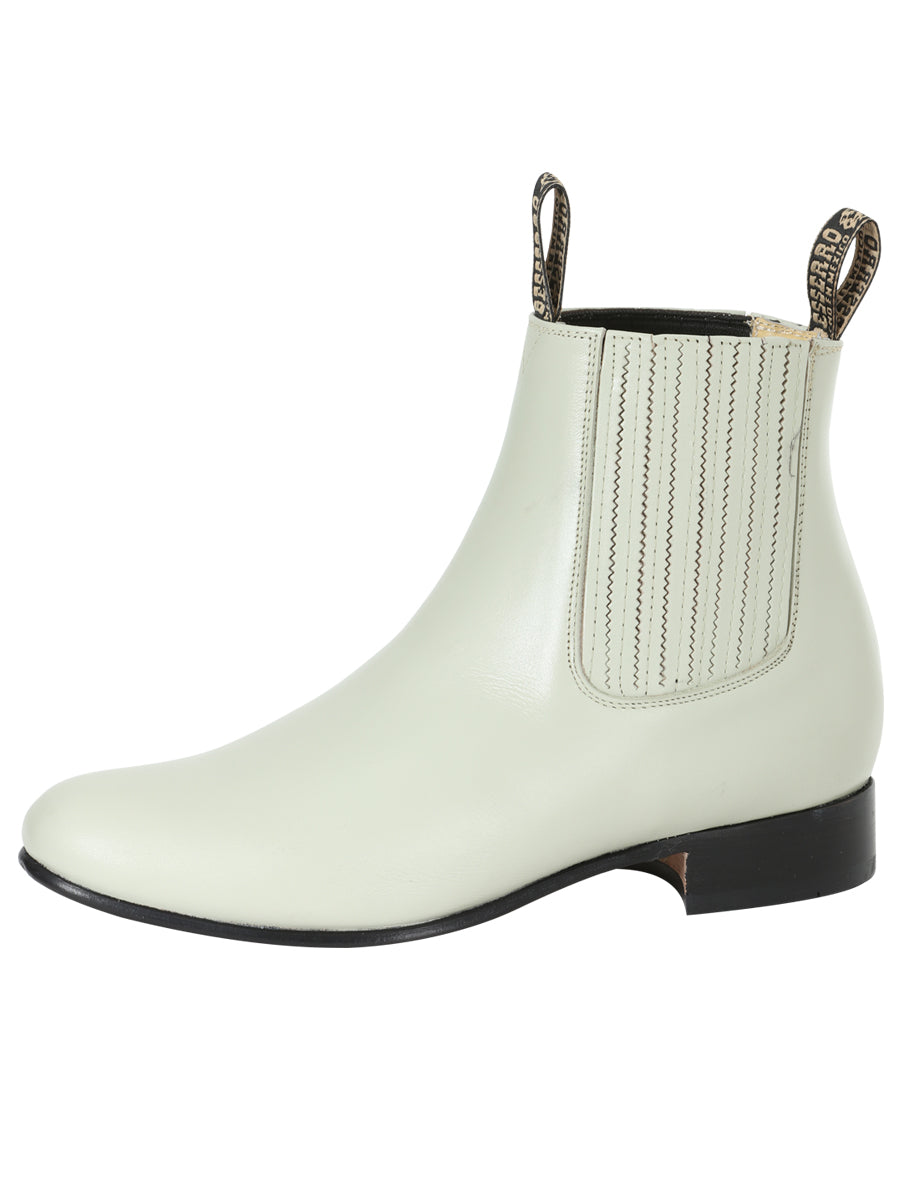 Bota Charro El Besserro - Cuero Hueso 201