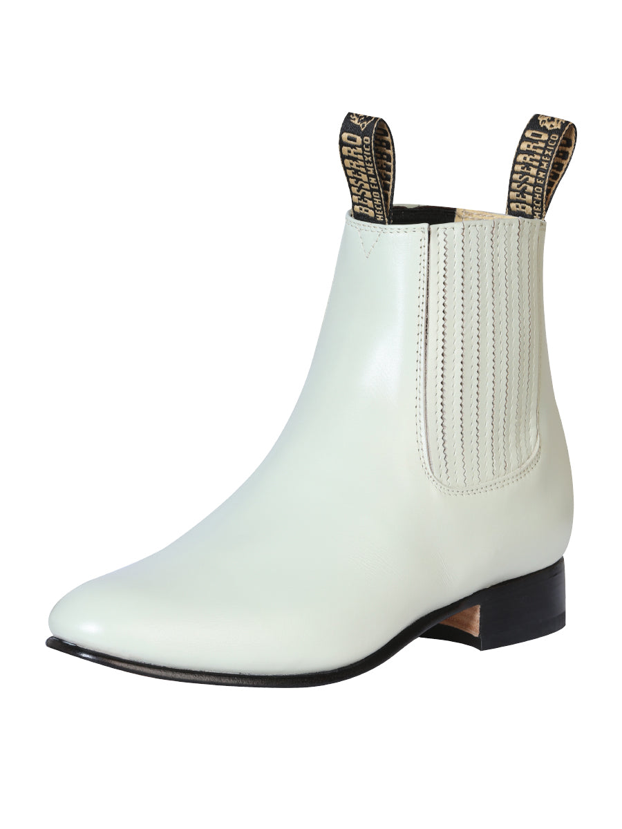 Bota Charro El Besserro - Cuero Hueso 201