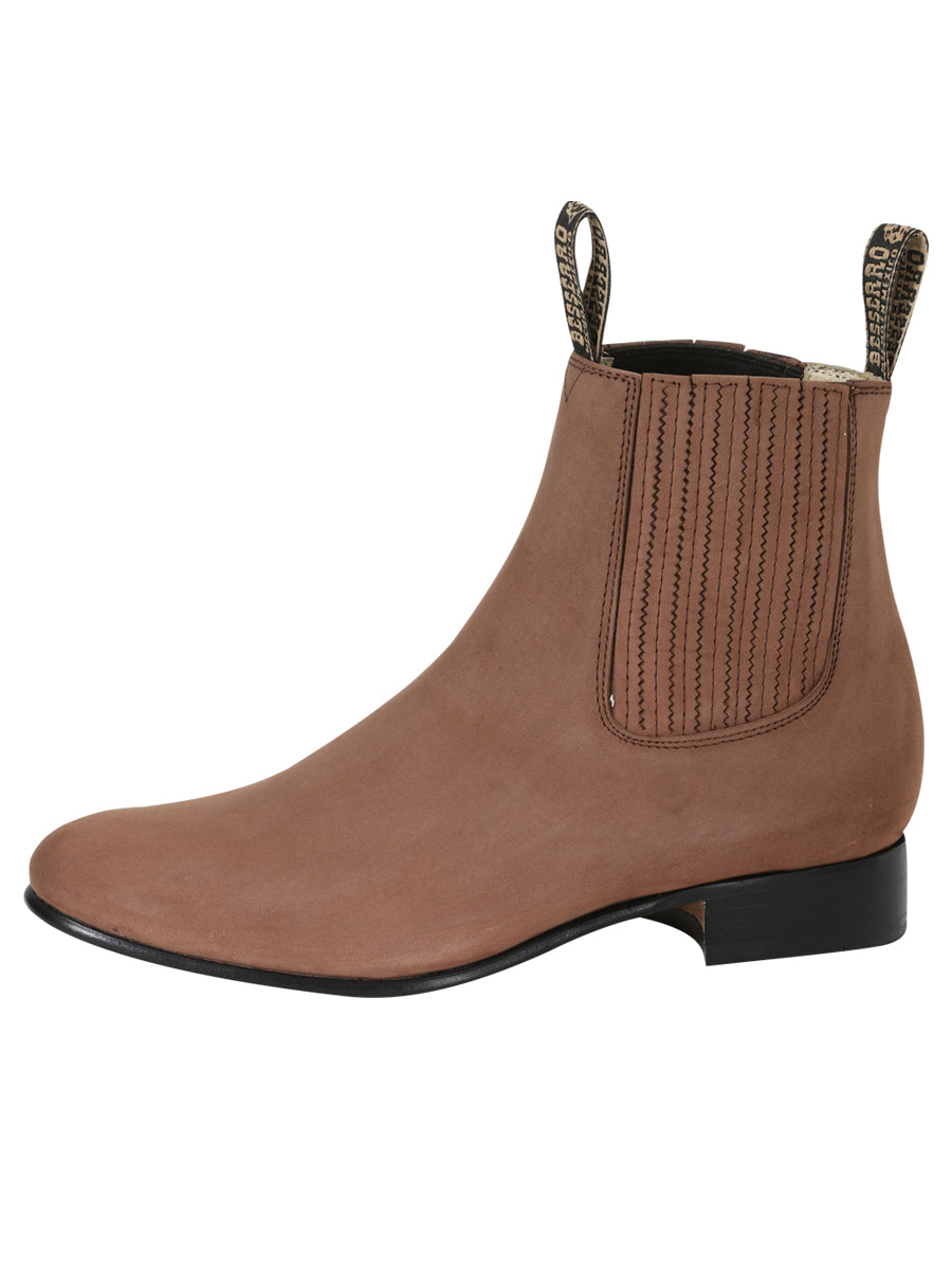 Bota Charro El Besserro - Nobuck Camel 204