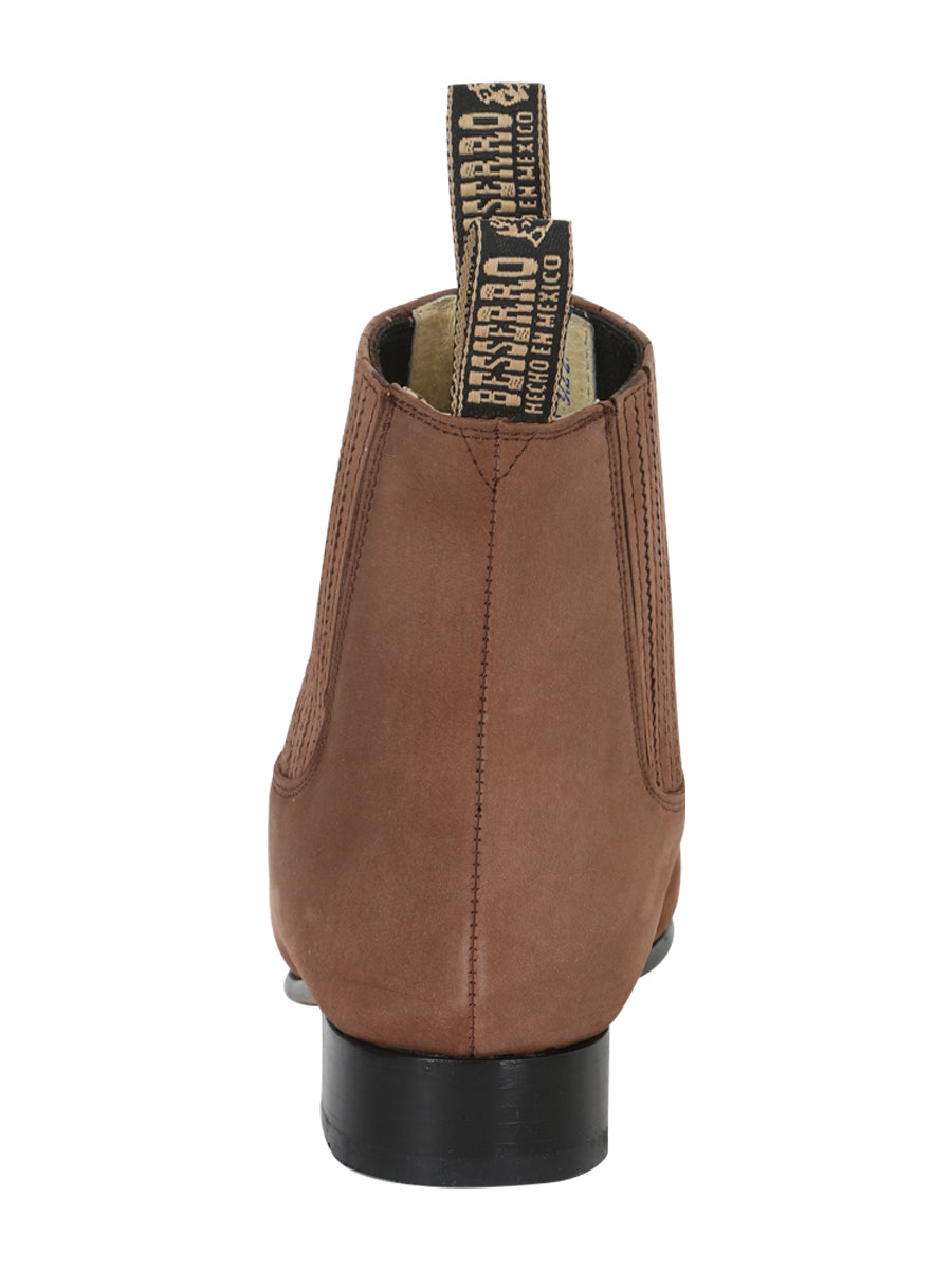 Bota Charro El Besserro - Nobuck Camel 204
