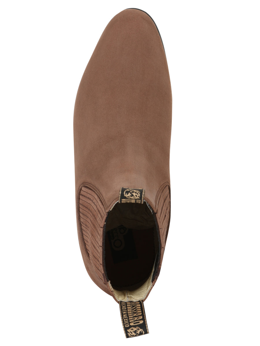 Bota Charro El Besserro - Nobuck Camel 204