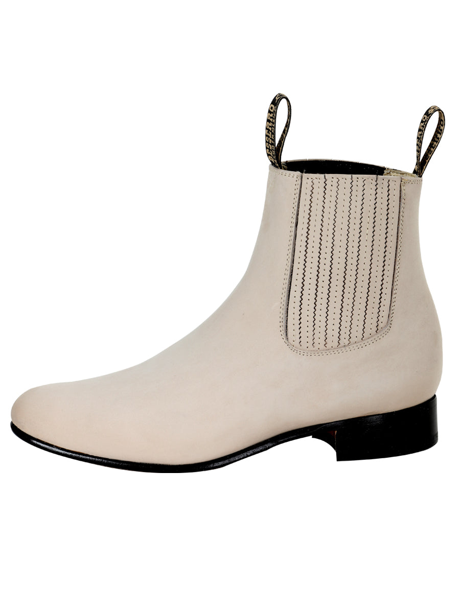 Bota Charro El Besserro - Nobuck Hueso 205