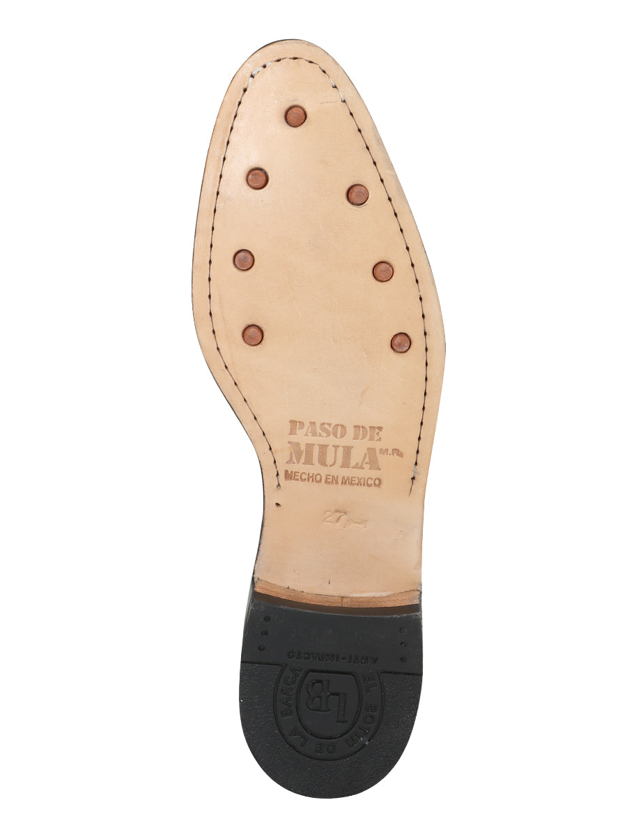 La Barca - Bota Charro Tradicional - Cuero Hueso 208