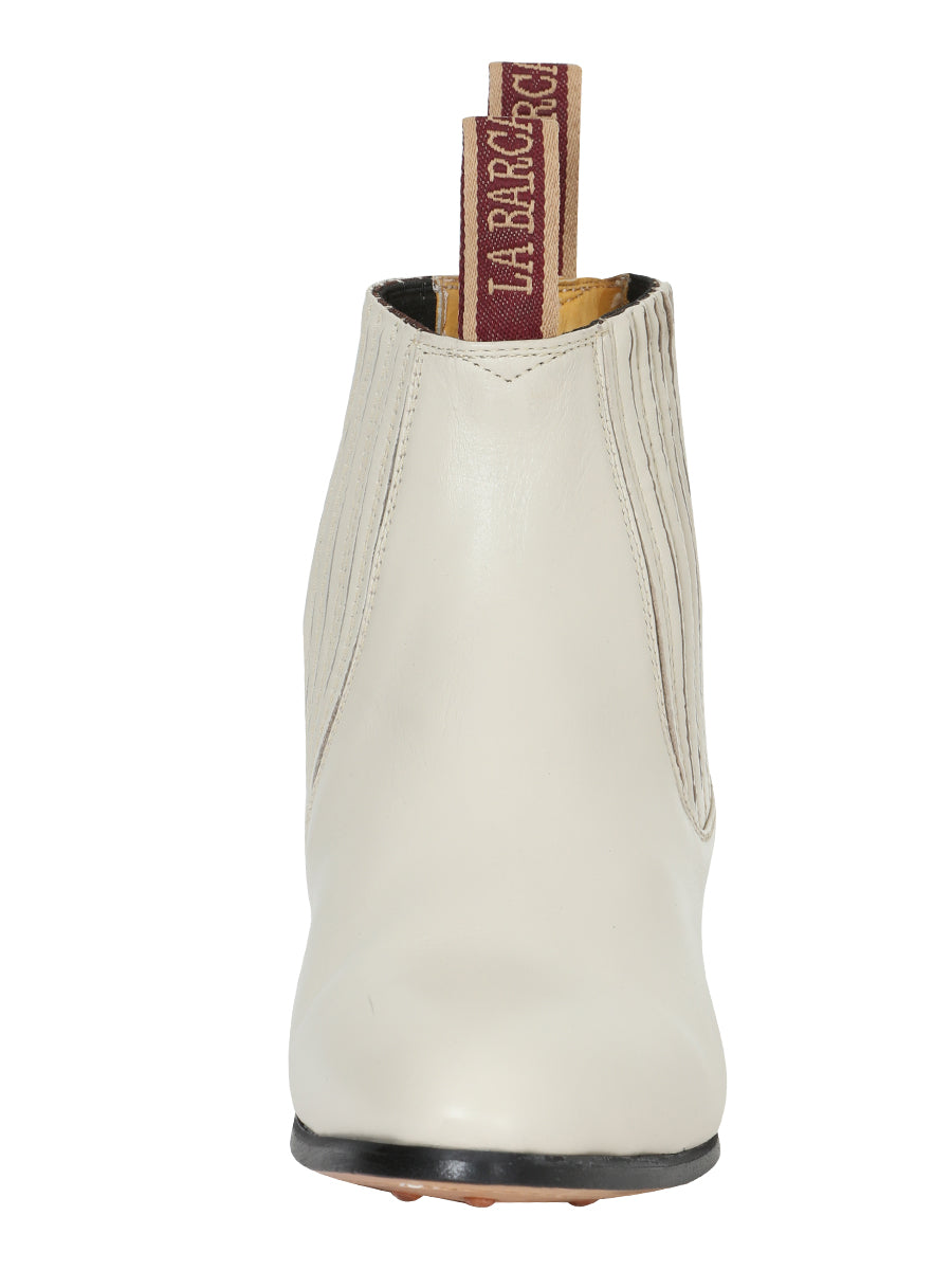La Barca - Bota Charro Tradicional - Cuero Hueso 208
