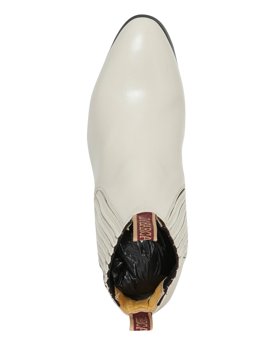 La Barca - Bota Charro Tradicional - Cuero Hueso 208