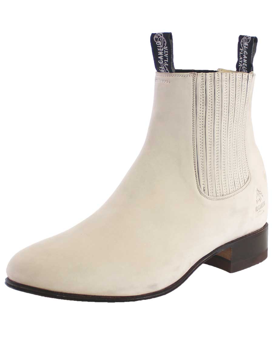 Bota Charra Canelo Gamuza Hueso 229
