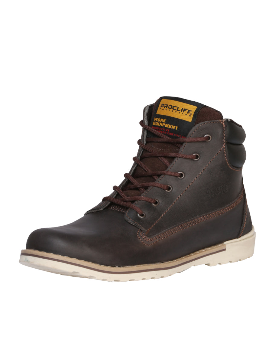 Botín de trabajo Procliff Protection con cordones - Marrón 35200