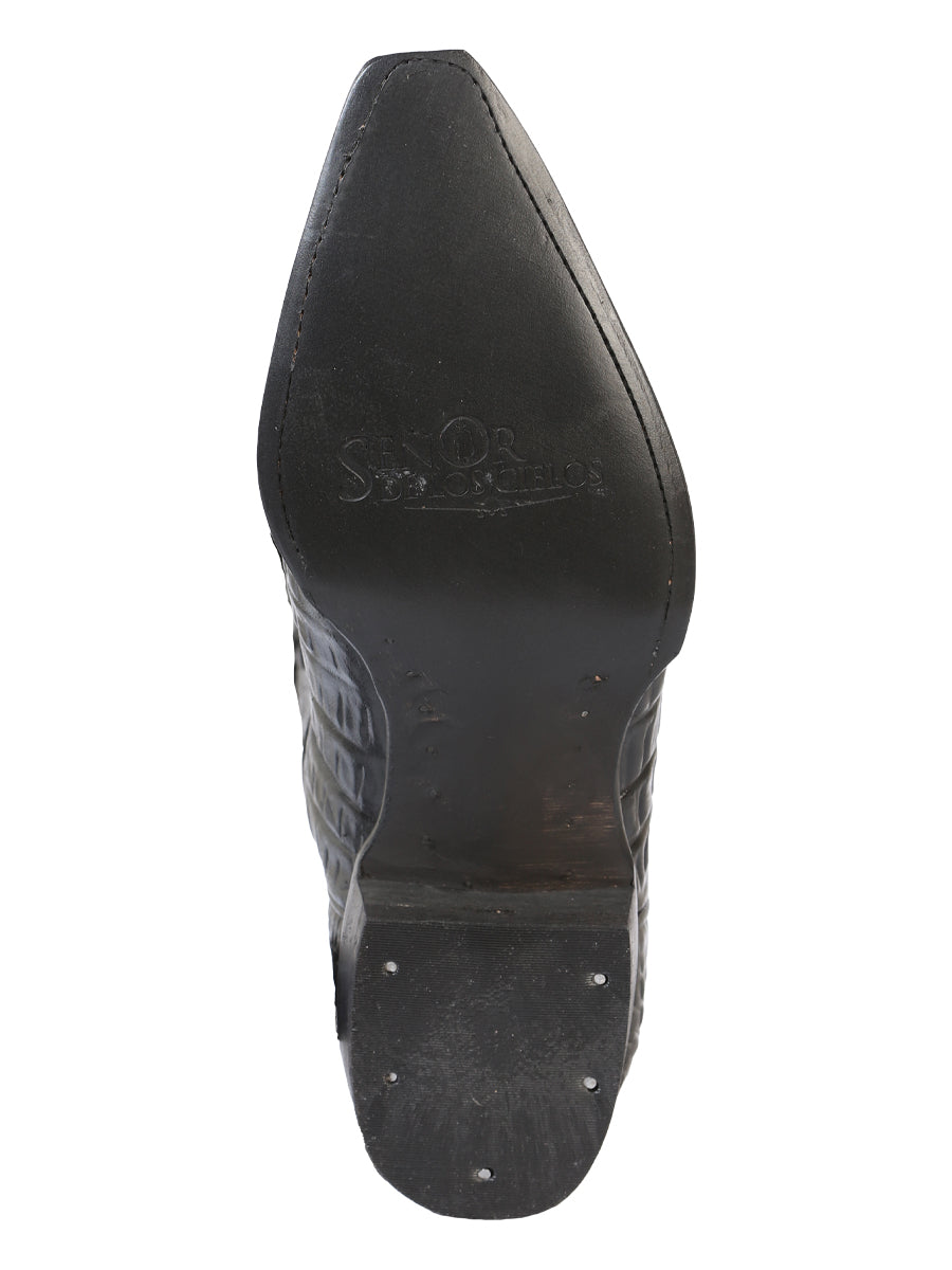 Bota campera El Señor de los Cielos - Caimán - Negro 40854
