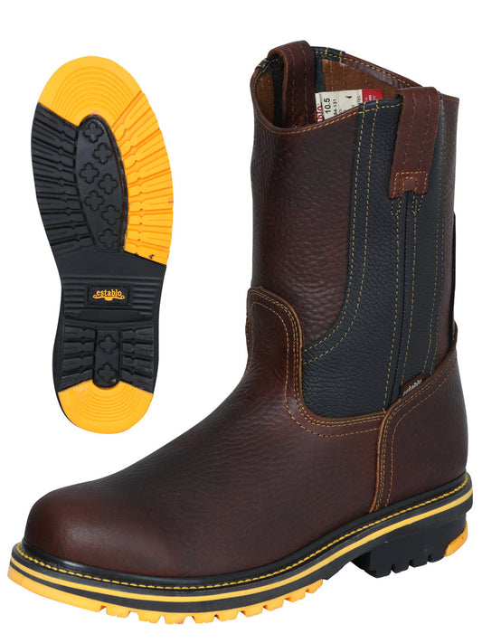 Bota de trabajo para hombre Establo - Piel Bull Fight
 - Shedron 41538