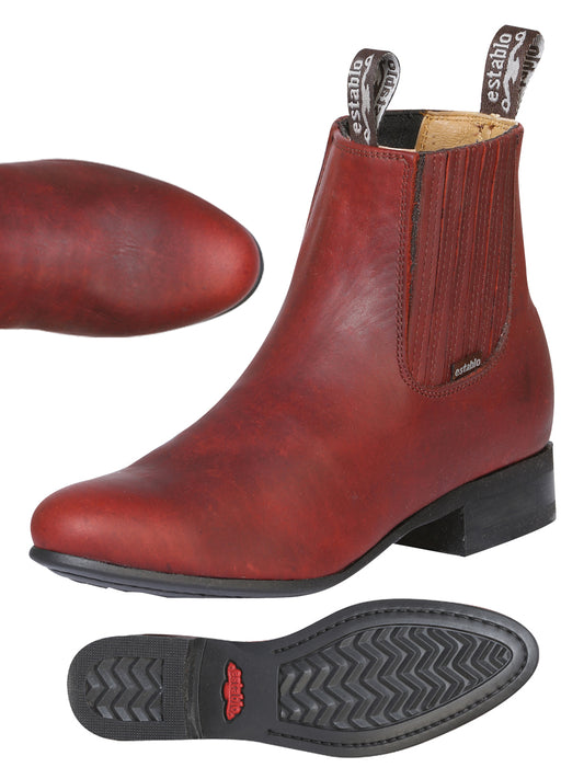 Bota de trabajo Establo - Cuero Grisly - Shedron 41554