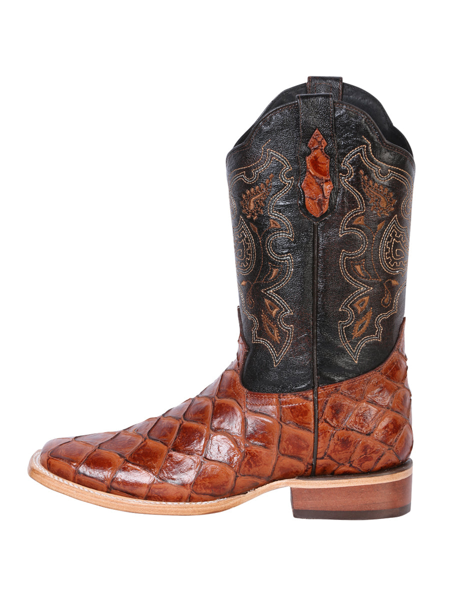 Bota Rodeo El General - Imitación Pirarucu - Cognac 41793