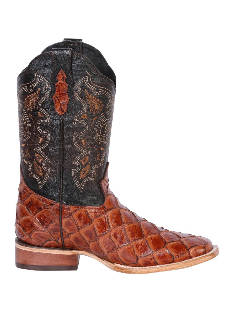 Bota Rodeo El General - Imitación Pirarucu - Cognac 41793