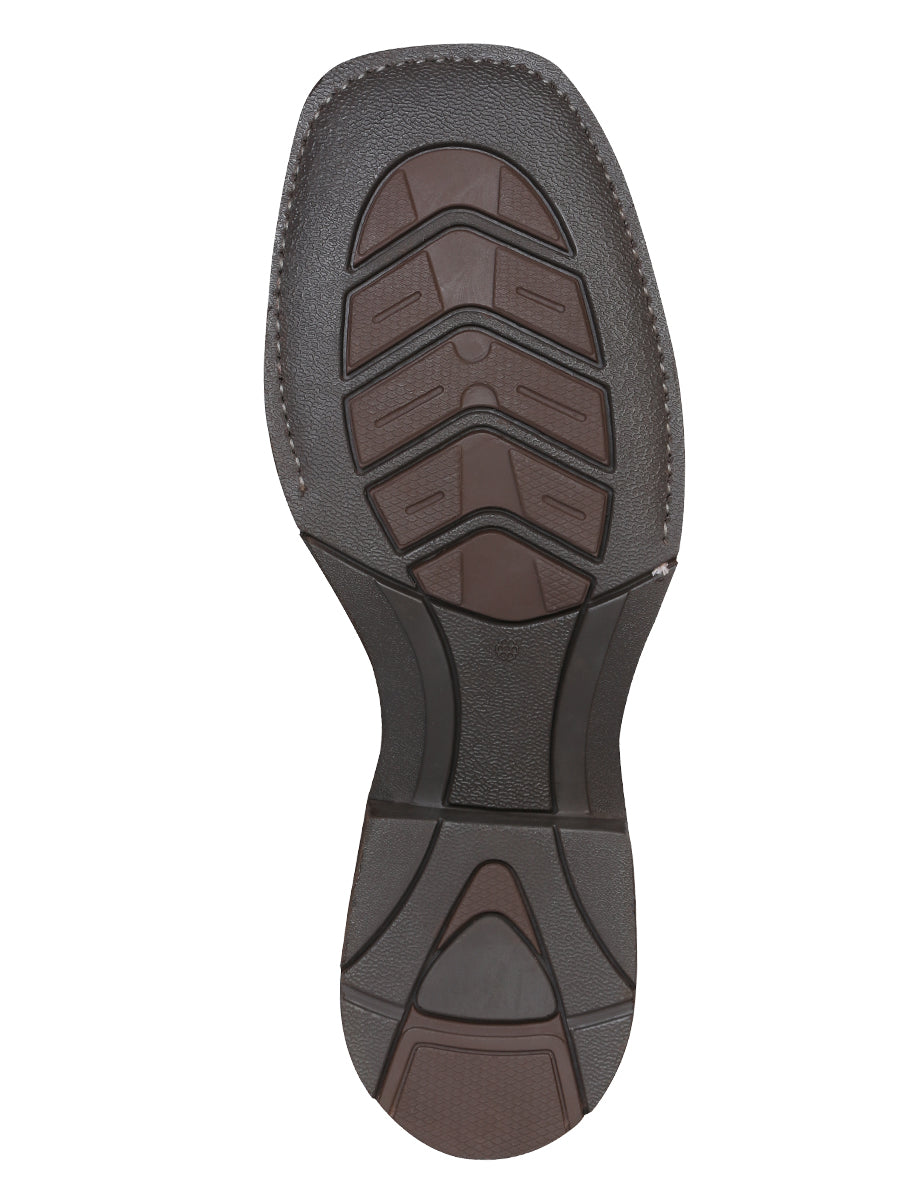 Bota de rodeo El General - Marrón oscuro loco 43000