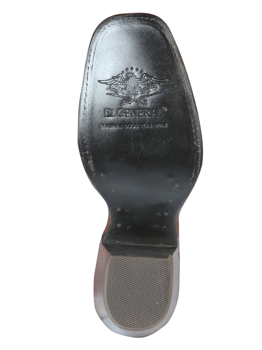 El General Womens Rodeo Boot - Crazy Choco 43663