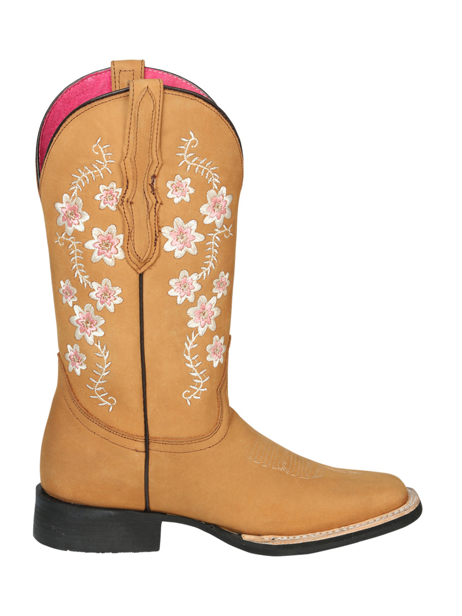 Cowboy Boot - El Geneal Rodeo - Woman Nobuck - Peach 44644