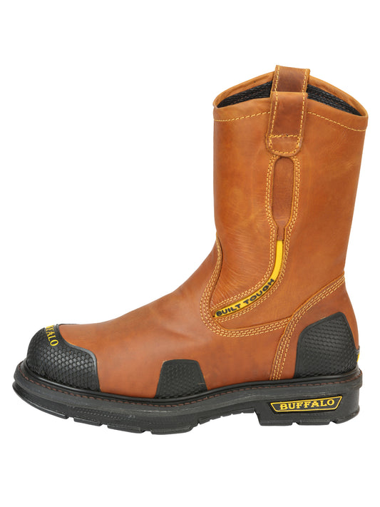 Botas de trabajo Buffalo & Bull para hombre - Miel 123029