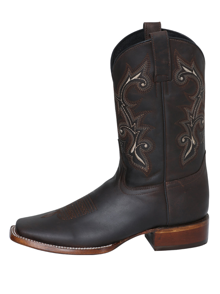 Rodeo Boot El Senor de los Cielos - leathert Crazy - Choco 124067