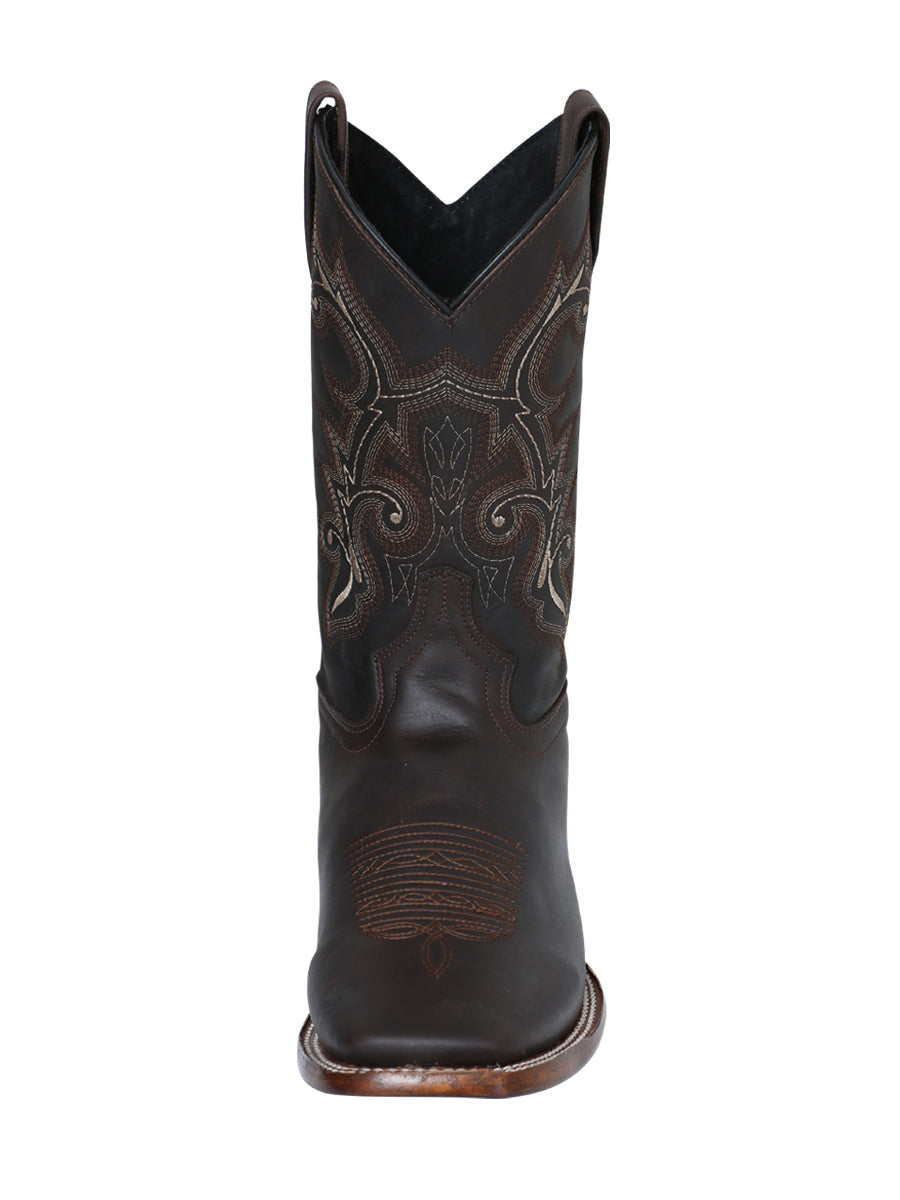 Rodeo Boot El Senor de los Cielos - leathert Crazy - Choco 124067