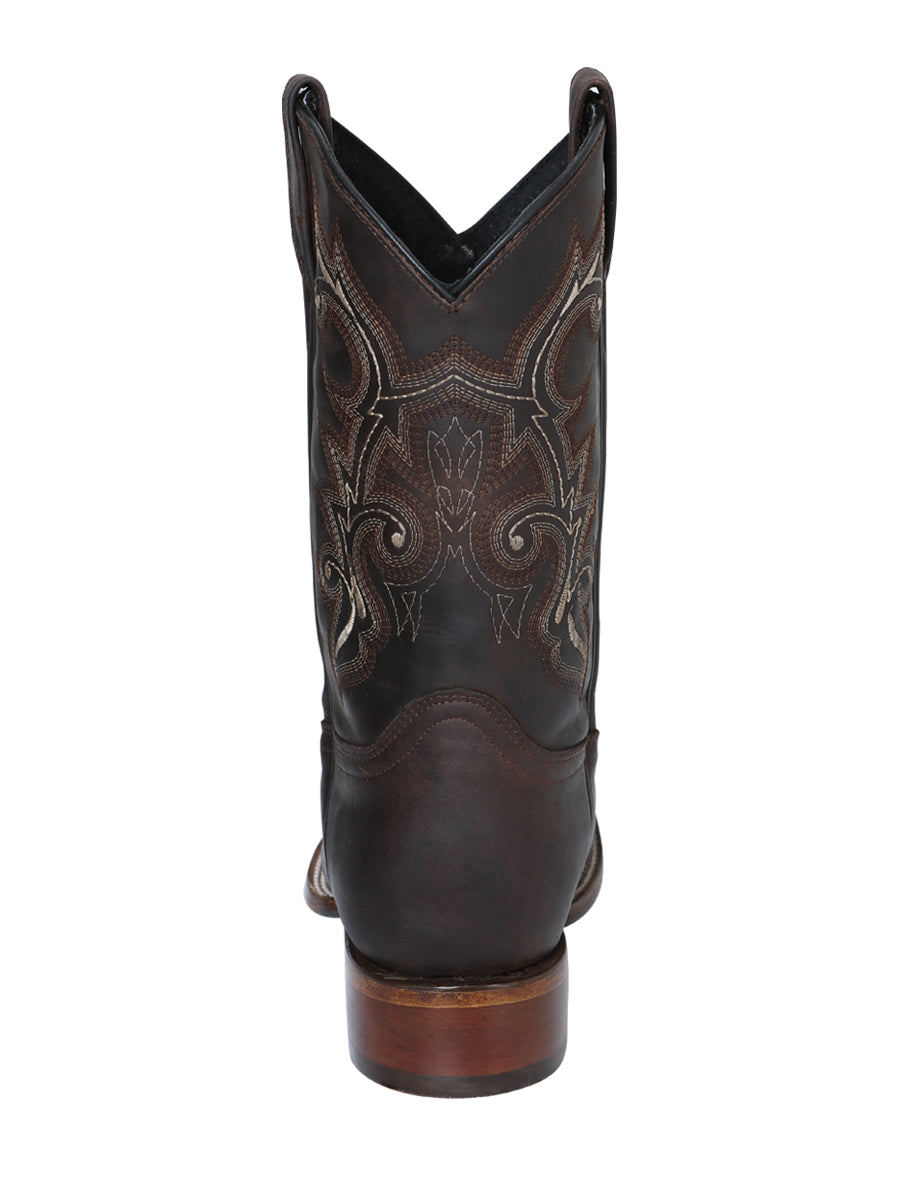 Rodeo Boot El Senor de los Cielos - leathert Crazy - Choco 124067