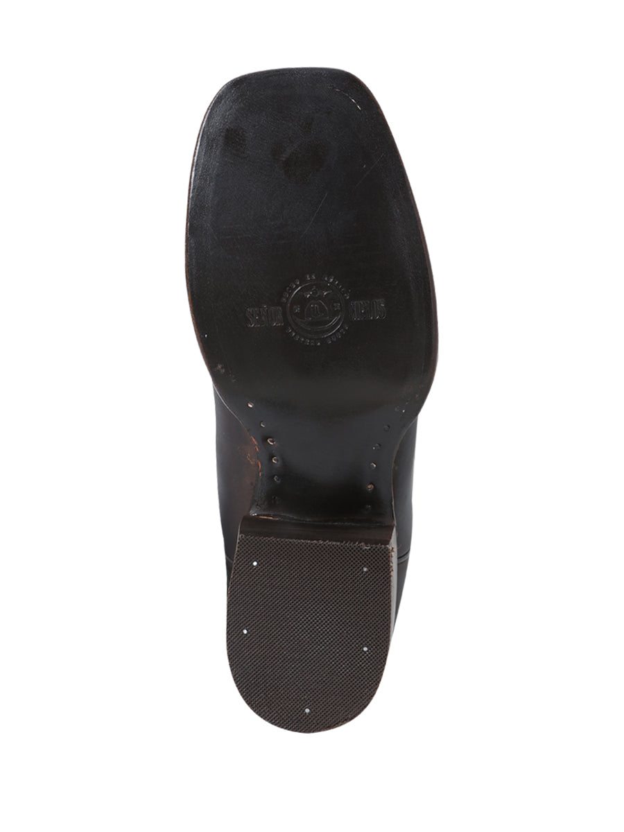 Rodeo Boot El Senor de los Cielos - leathert Crazy - Choco 124067