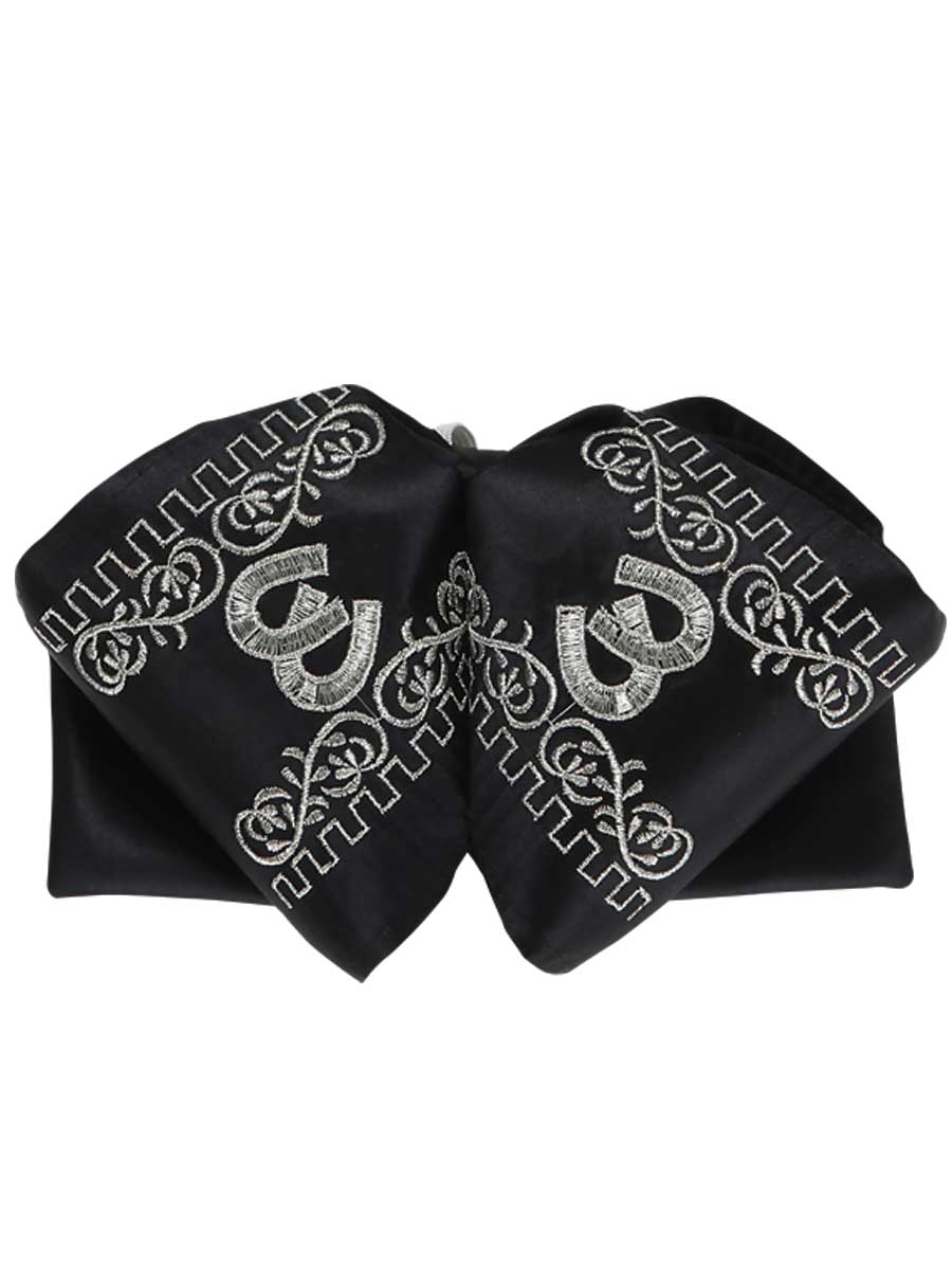 Adult
Mexican Charro Bow Tie 100% Polyester Black/Silver 600134