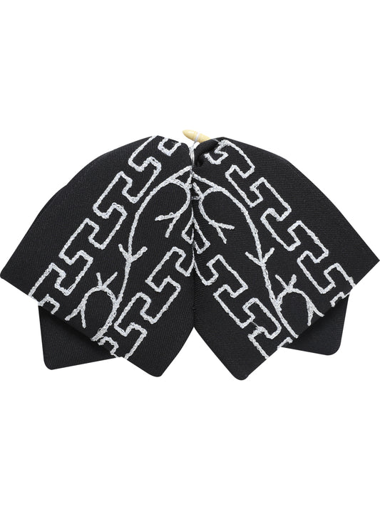 Adulto
 Pajarita Charra Mexicana 100% Poliéster Negro/Plateado 601114