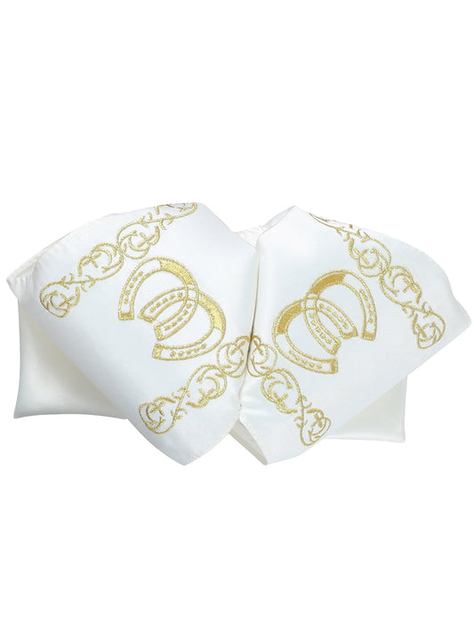 Adulto
 Pajarita Charra Mexicana 100% Poliéster Marfil/Dorado 601601