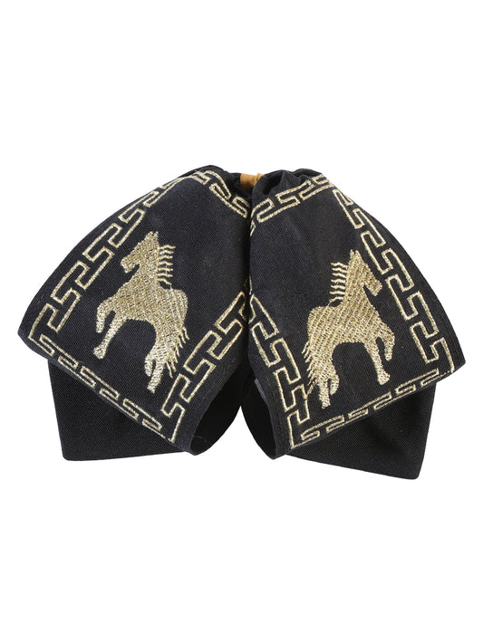 Adulto
 Pajarita Charra Mexicana 100% Poliéster Negro/Dorado 601802