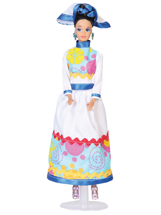 Muñeca Decorativa Artesanal Estado de México Nayarit Multicolor 601915