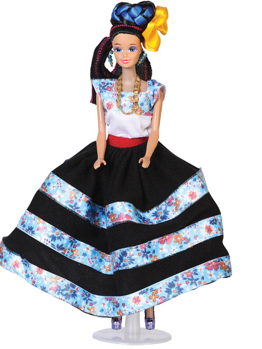 Muñeca Decorativa Artesanal Estado de México Michoacán Multicolor 601917