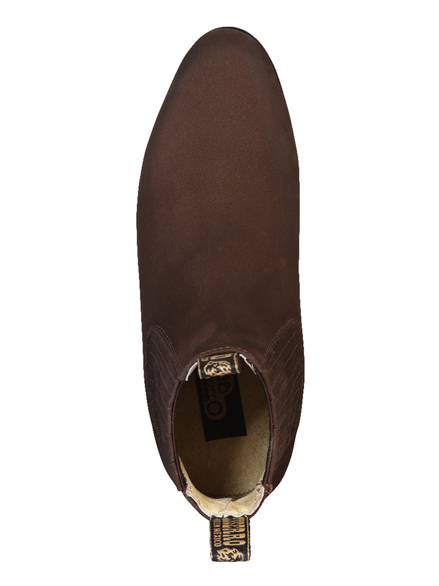 Bota Charro El Besserro - Nobuck Marrón Oscuro 206