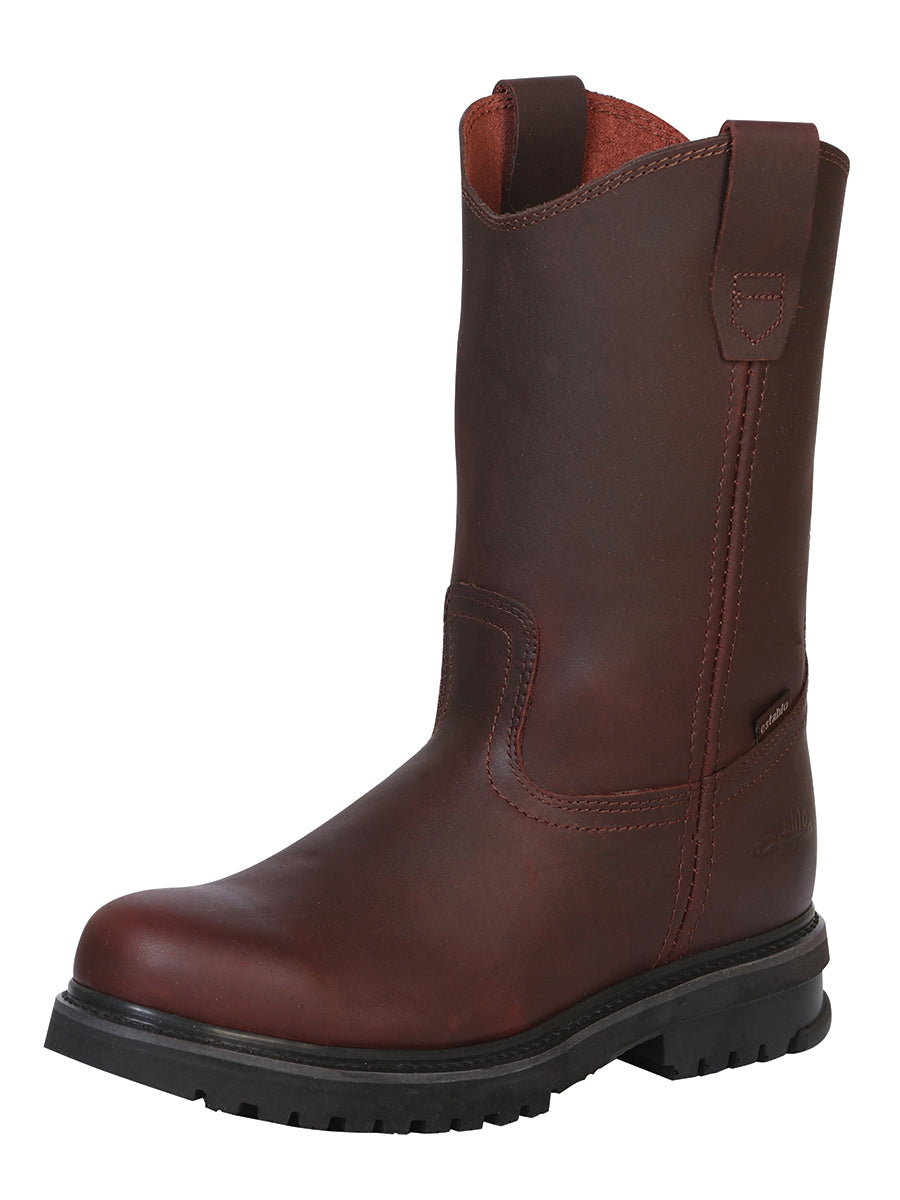 Bota de trabajo Establo - Cuero Grasso - Shedron 13351
