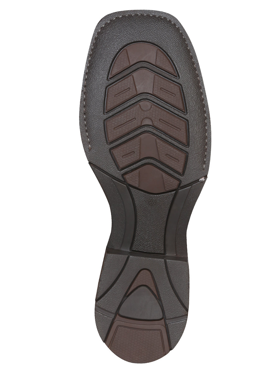 Bota de rodeo El General - Marrón oscuro loco 43000