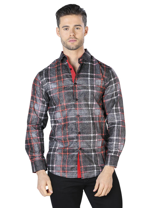 Black And White Casual Long Sleeve Shirt 44028