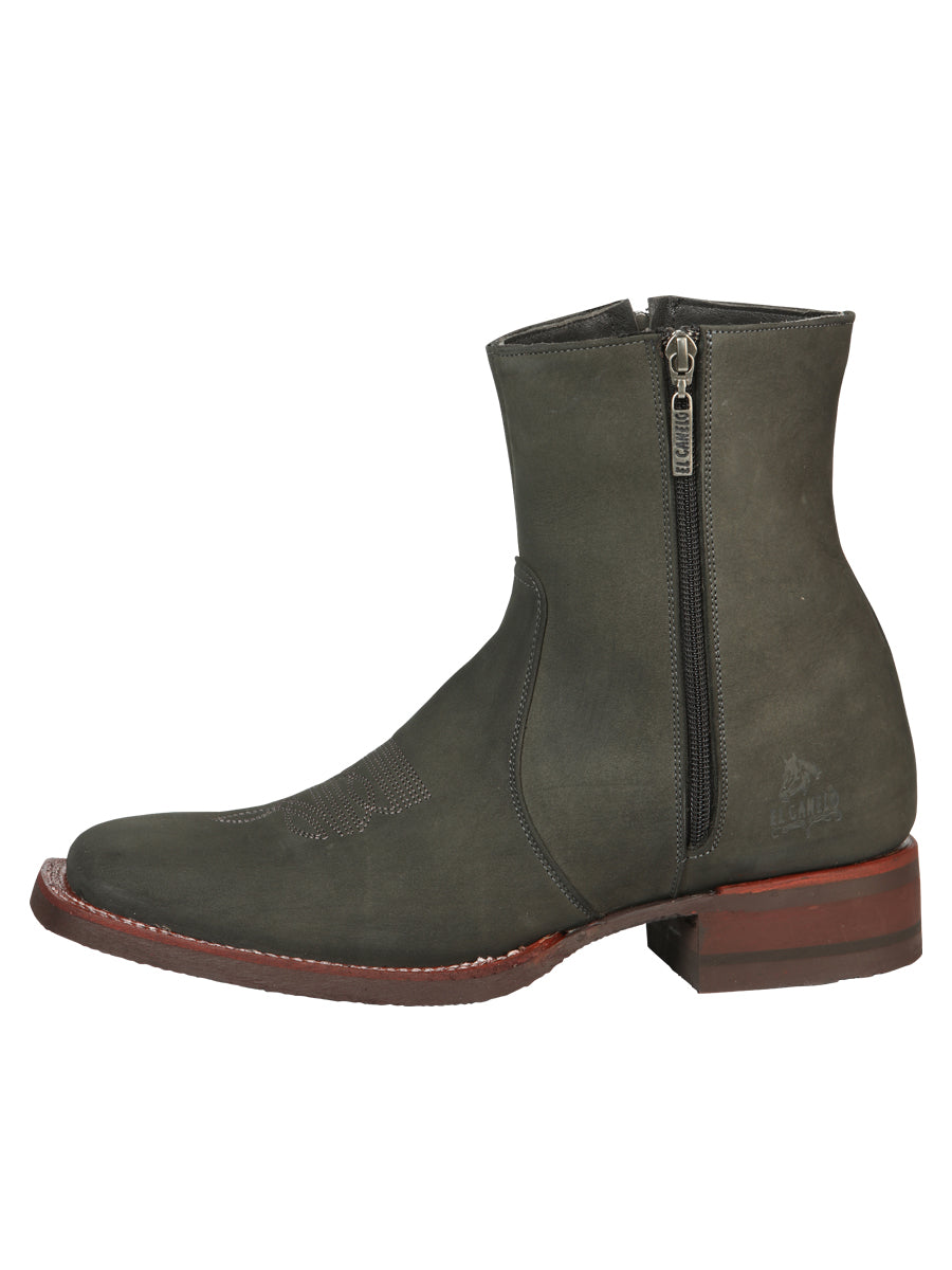 El Canelo Men’s Ankle Boots - Nobuck Gray

 45213