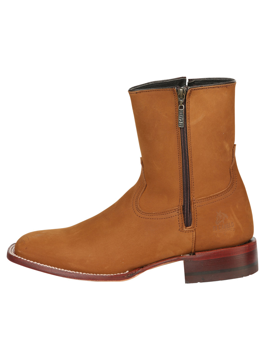 El Canelo Men’s Ankle Boots - Nobuck Taupe

 45215