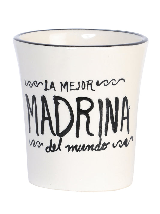 Artisanal Decorative Coffee Mug God-Mother Talavera Beige 601886