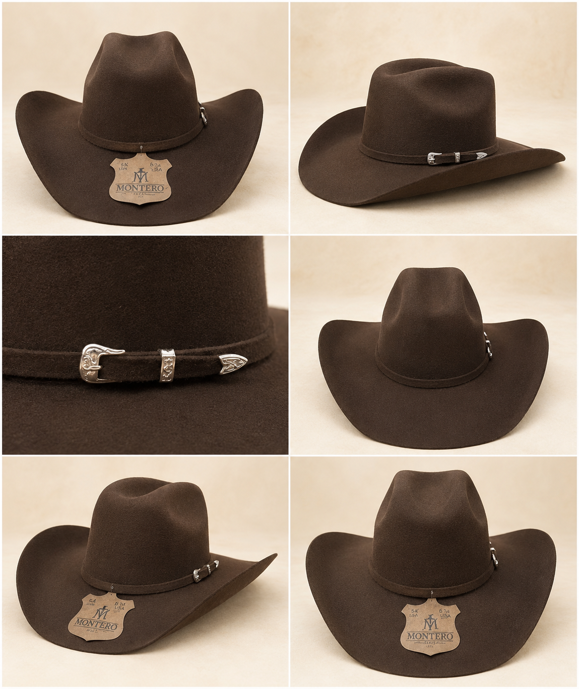 Montero Texana 100X Horma Chihuahua – Color Chocolate