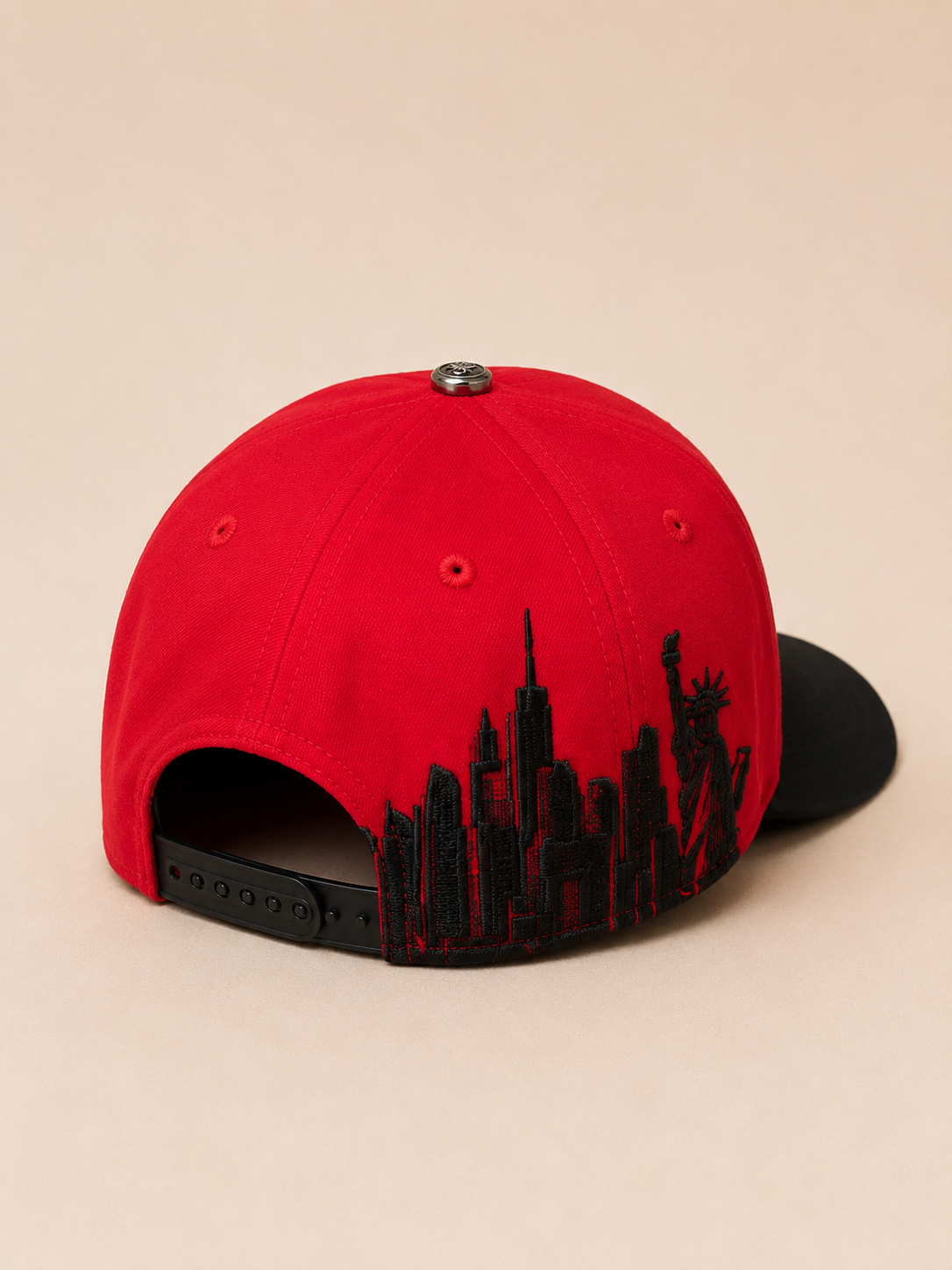 NY RED & BLACK PREMIUM CAP