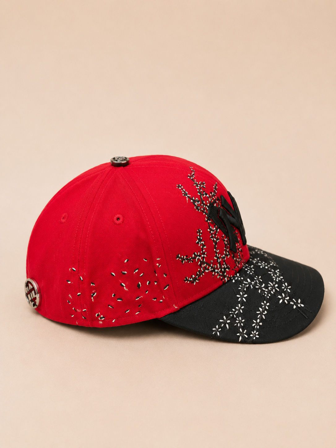 NY RED & BLACK PREMIUM CAP