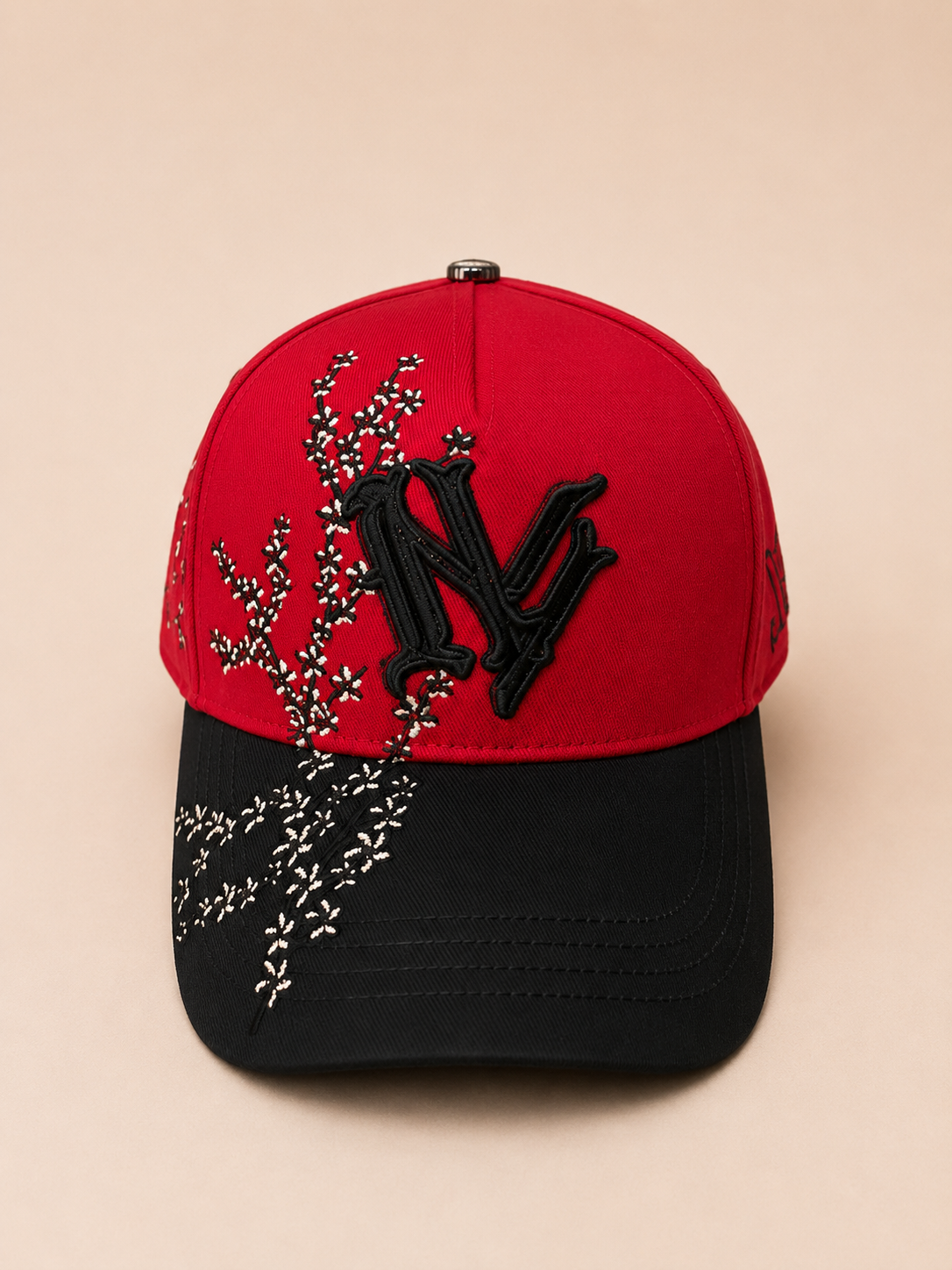 NY RED & BLACK PREMIUM CAP