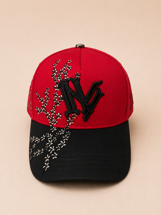NY RED & BLACK PREMIUM CAP